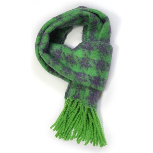 Women's Warm Scarf Cashmere Long Oversized Wrap Scarves with Fringes Tassels